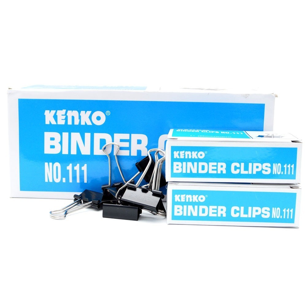 

Binder Clip Kenko No. 111/1 Dus Isi 12 Pack