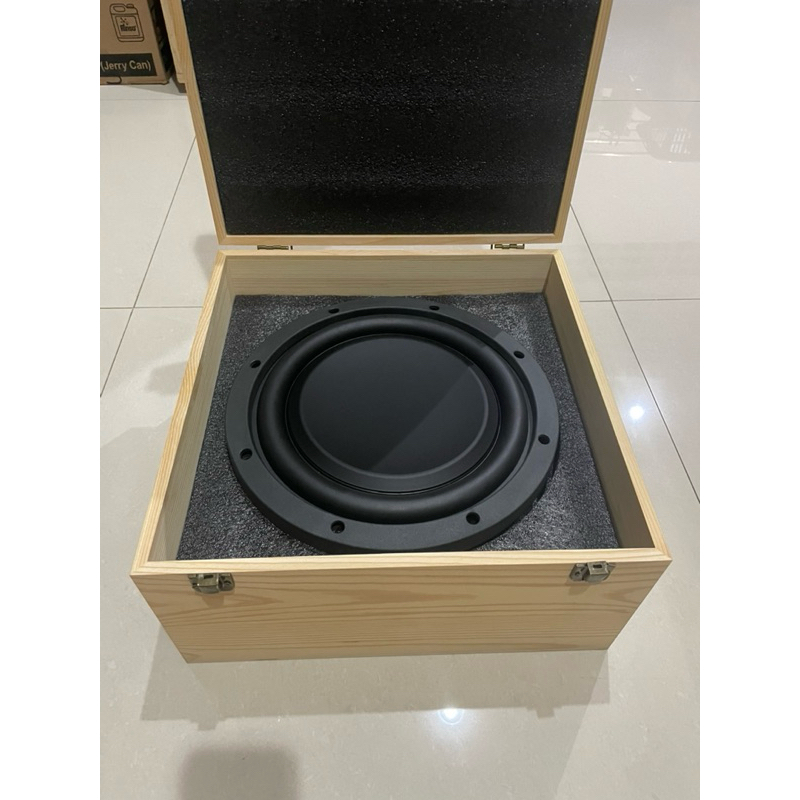 Subwoofer 10 inch Nanotec Slim NSSW-01R like new istimewa Audison jl audio ground zero Scanspeak Roc