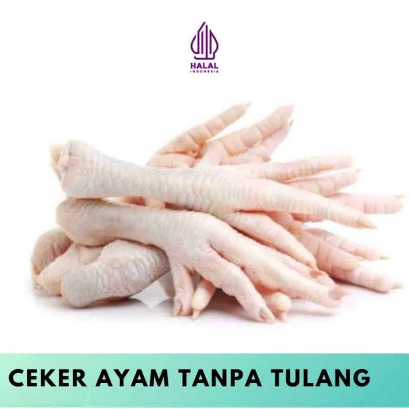 

Ceker Bersih Tanpa Kuku dan Tulang