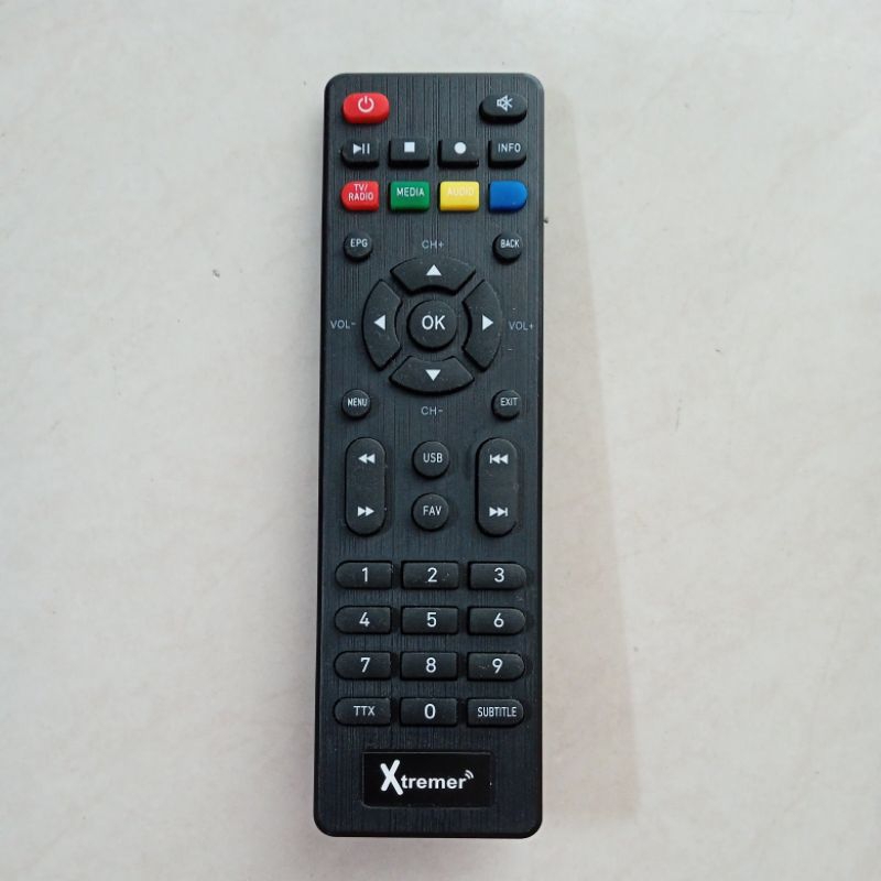 Remote STB Xtremer langsung pakai