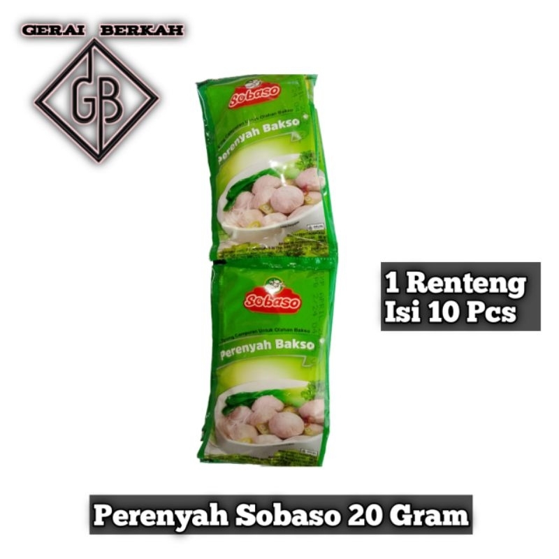 

Sobaso Tepung Perenyah Bakso 20 Gram 1 Renteng dan 1 Pack
