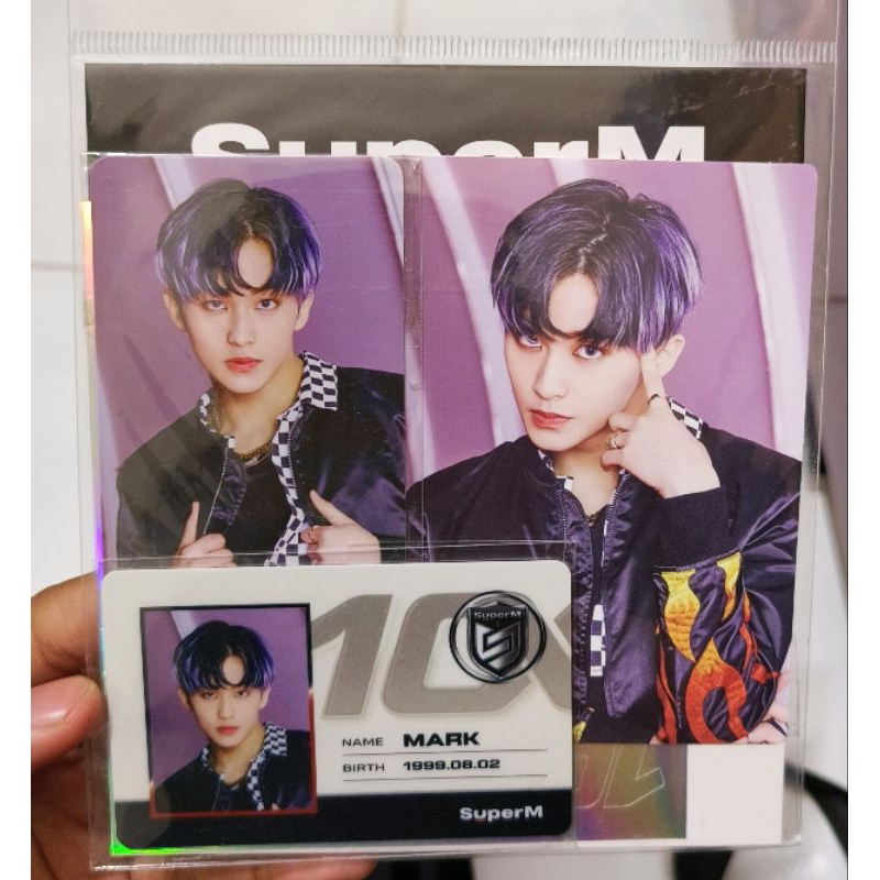 (NEW) ID CARD + DECO STICKER SET_MARK / NCT SuperM SMTown SM Entertainment Kpop Merchandise