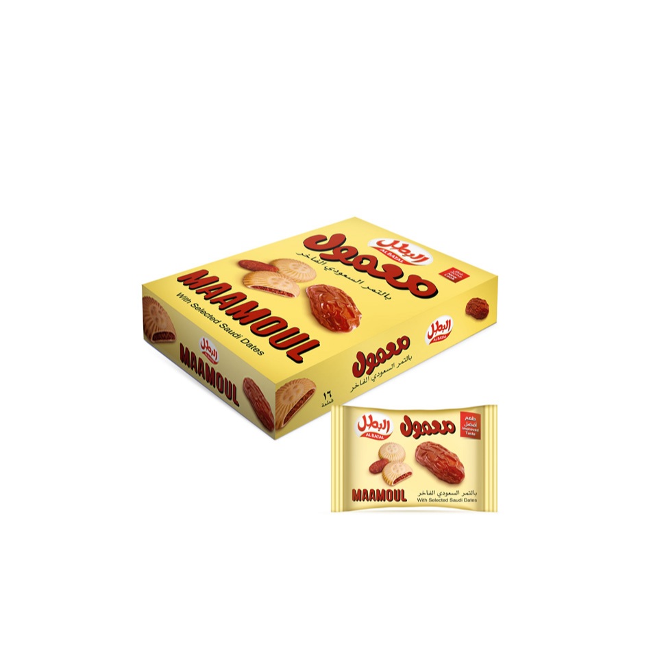 

Maamoul al batal biskuit kurma saudi arabia oleh-oleh haji / umroh isi 16pcs exp Terbaru mamul mamoul maamul
