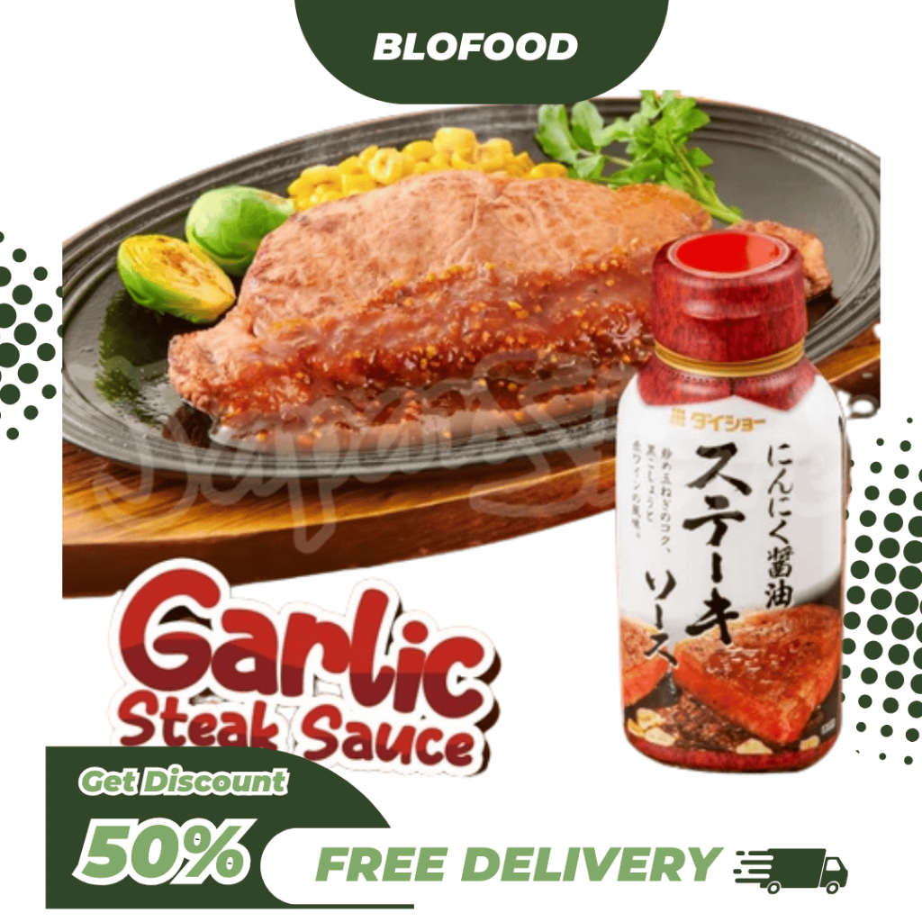 

BF.ID Daisho Steak Sauce: [Ninniku Shoyu] Onion Garlic & Soy Sauce (Shoyu) Based 170 ml