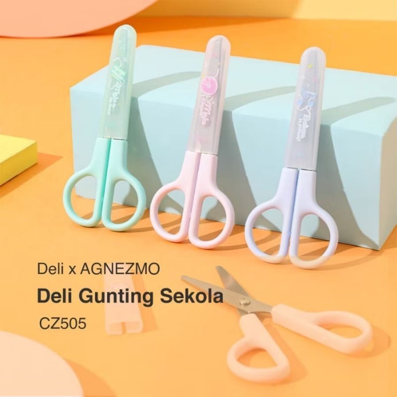 

Gunting Deli Lucu 12 cm penutup plastik [ Edisi AGNEZ MO ] - CZ505