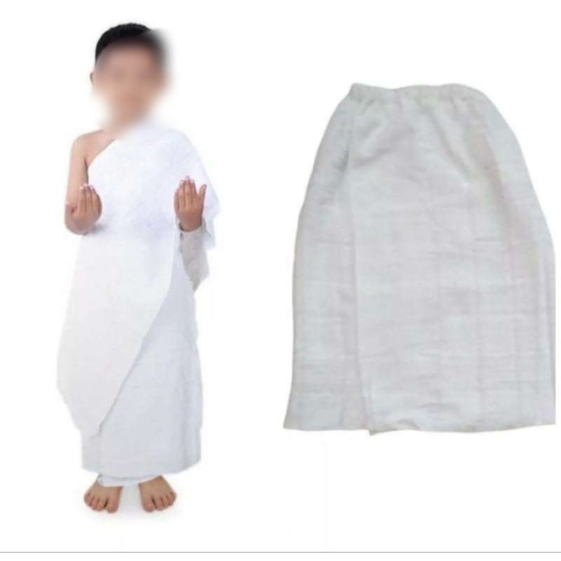 Kain Ihram Instan Anak / Kain Ihram SD / Kain Ihram TK / Kain ihram instan TK & SD