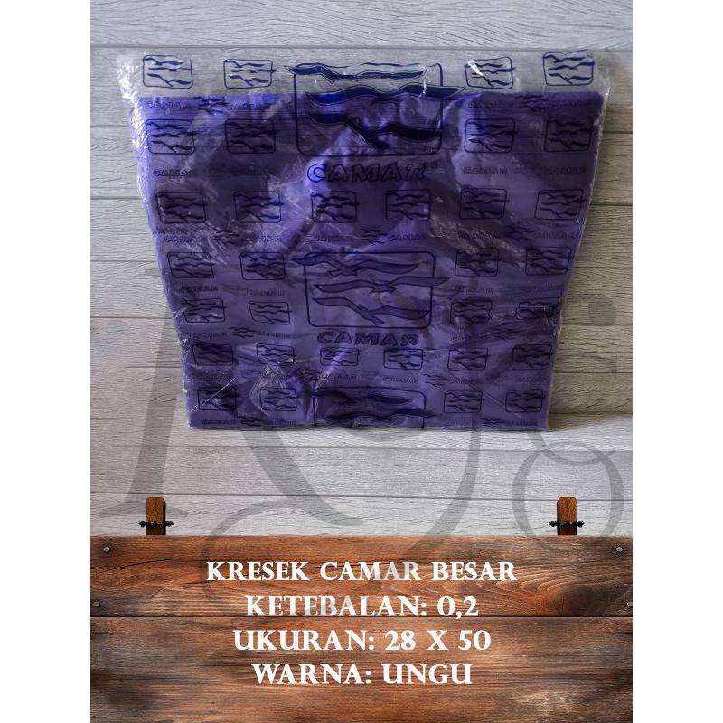 plastik kresek camar besar tebal ungu 02x28x50 02 x 28 x 50 kantongan kantong tas sablon tic tas war