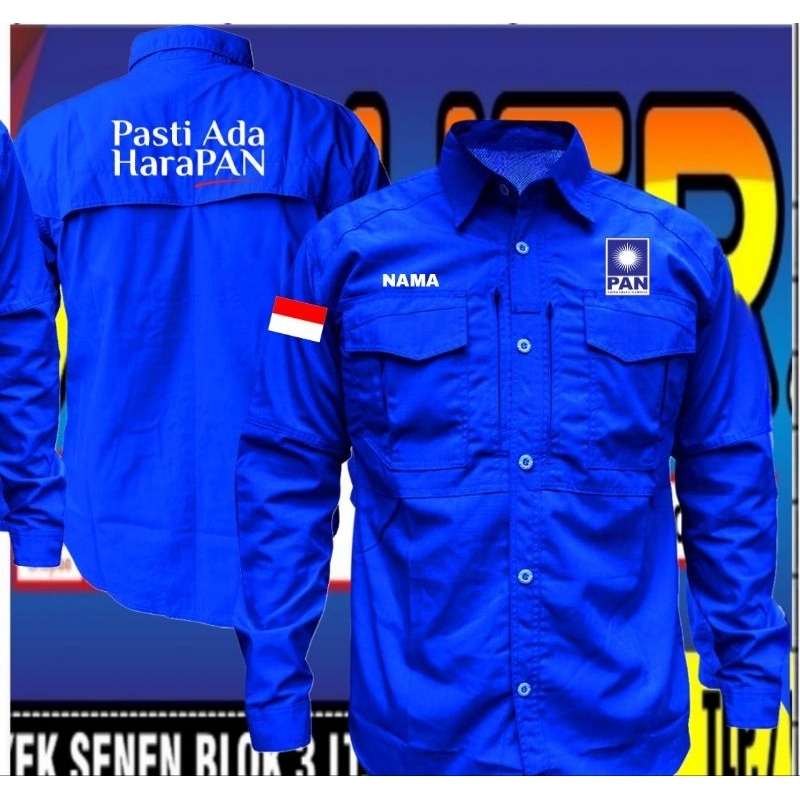 kemeja tactical partai pan baju tactical partai pan kemeja pan baju partai pan seragam partai pan ke
