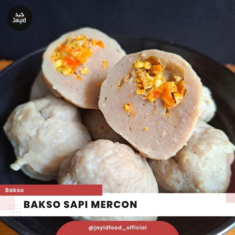 

Bakso Sapi Mercon Homemade Ukurang Sedang 32 gram by Jayid6