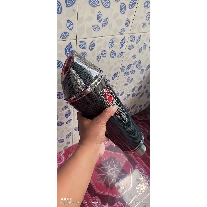 SLENCER NALPOT RACING SCORPION RED POWER CORBON