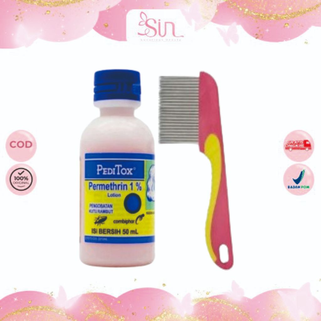 PEDITOX Obat Kutu Peditox + Sisir Kutu