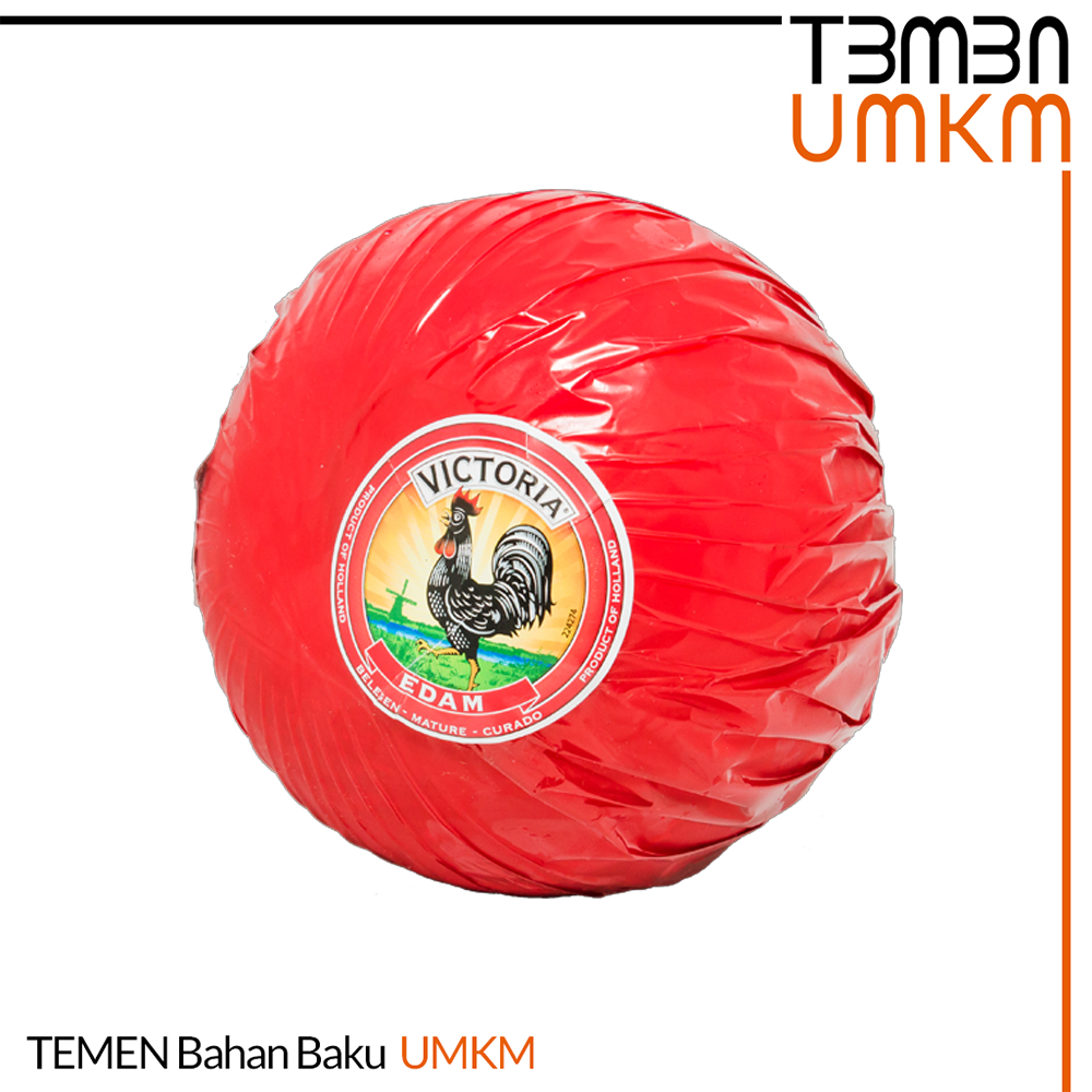 

De Jong Keju Edam Ball 1.7 kg - 1.9 kg - Keju Premium untuk Olahan Makanan