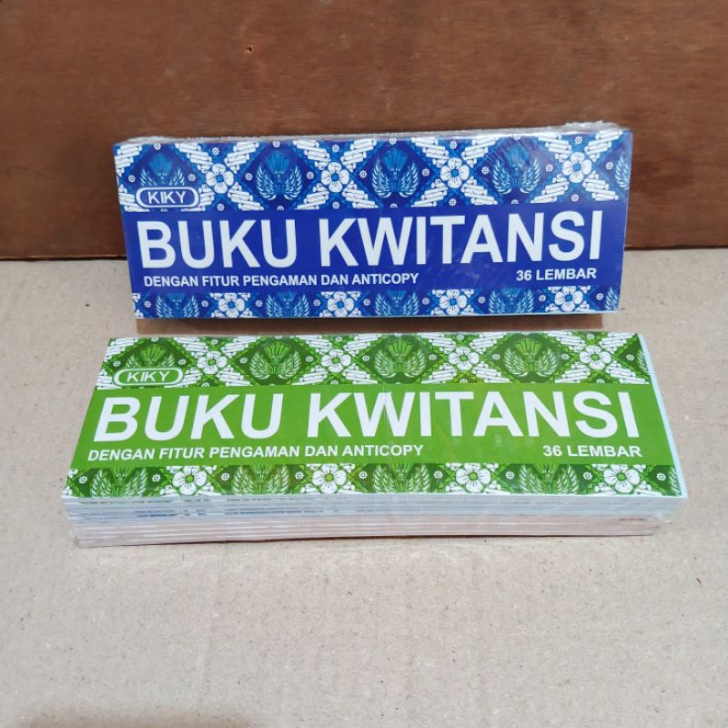 

1 Pak Buku Kwitansi Kecil Kiky Isi 10 Pcs