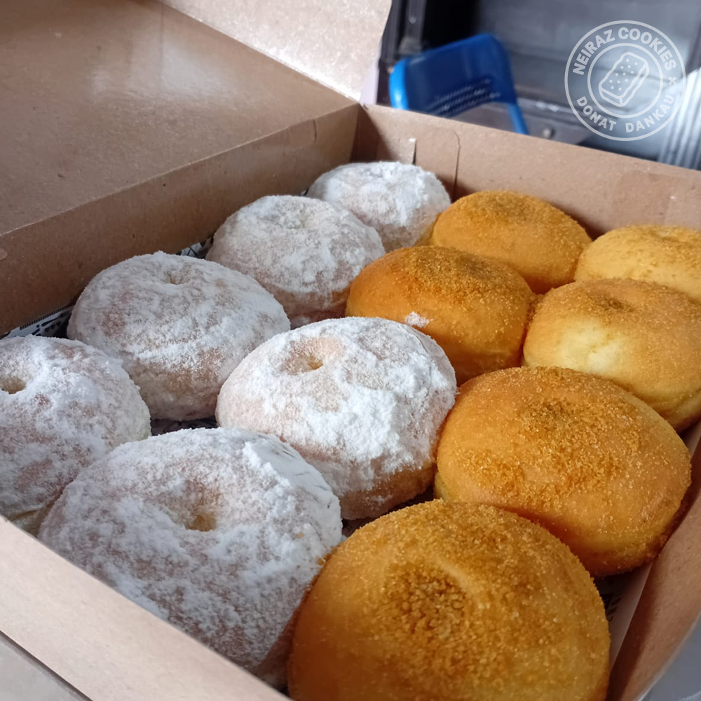 

Donat Tempo Dulu Jadoel Isi 12 Medium - Pilihan Gula Halus Gula Aren Susu