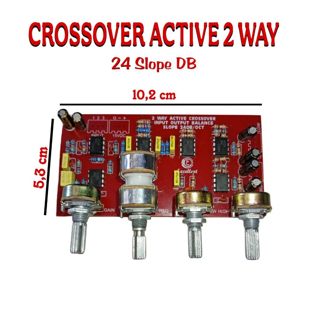 CROSSOVER ACTIVE 2 WAY INPUT OUTPUT BALANCE