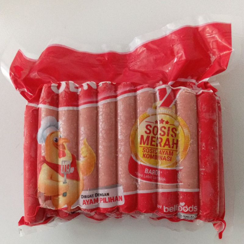 

Belfoods sosis ayam merah 700gr