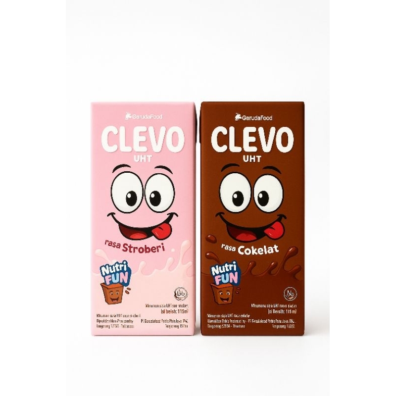 

Clevo Susu UHT Anak 115ml Rasa Coklat dan Stroberi 10pcs / 1 Dus Harga Spesial
