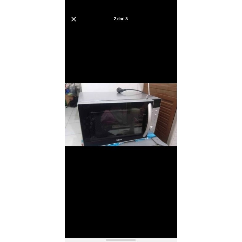 MICROWAVE MERK AQUA (SECOND)