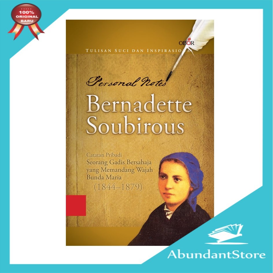 

Buku Personal Notes Bernadette Soubirous