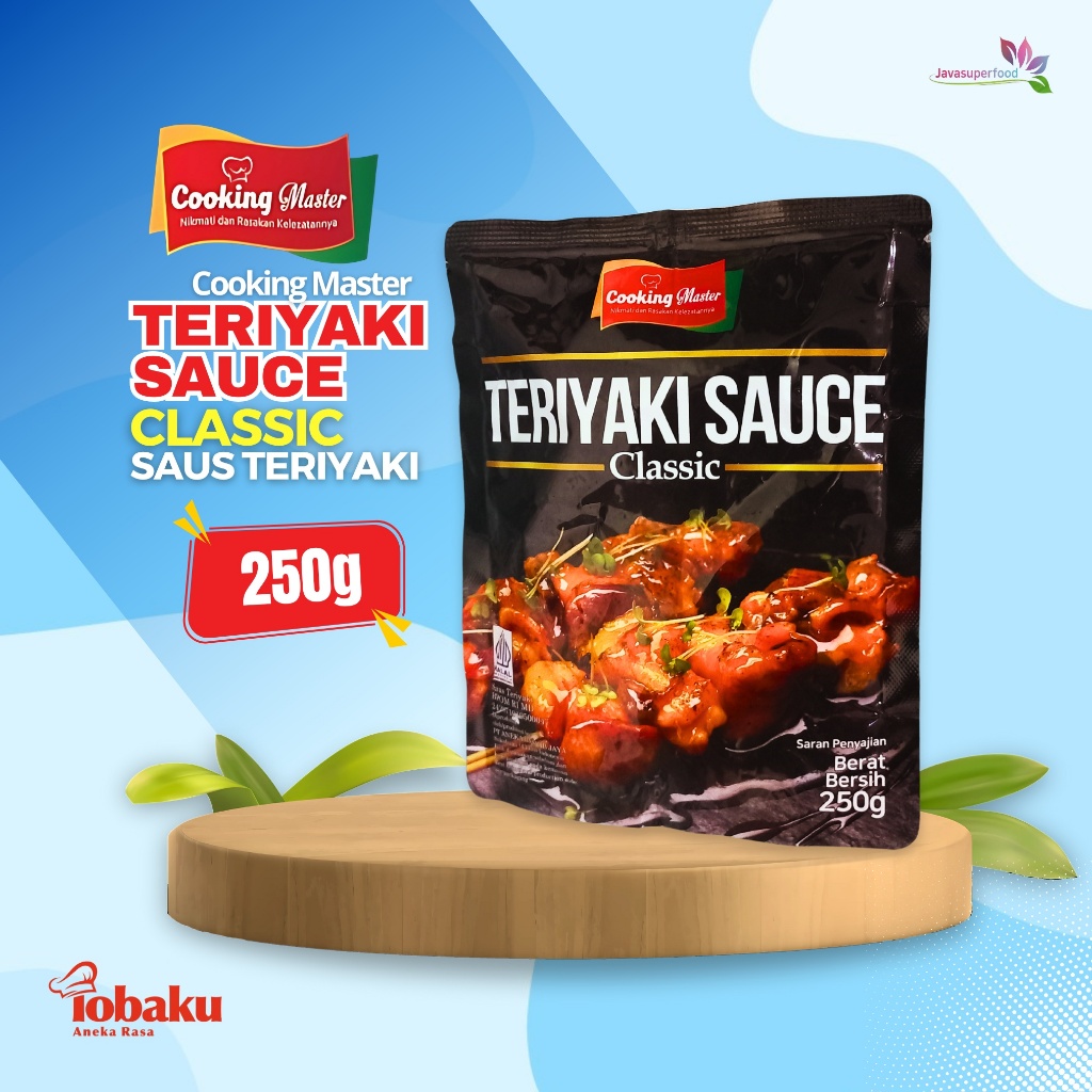

Cooking Master TERIYAKI SAUCE Classic - Saus Teriyaki 250g