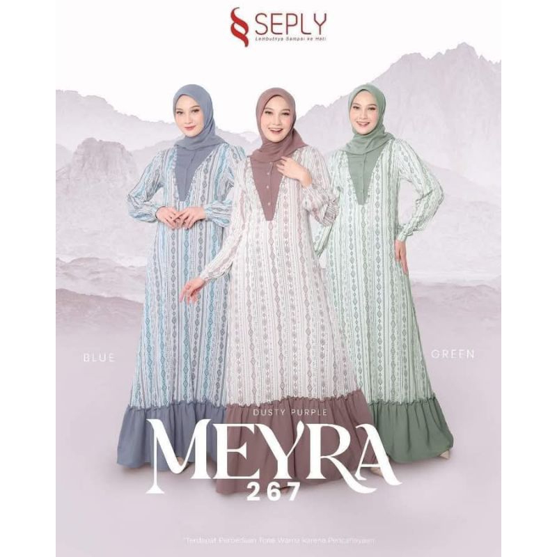 SEPLY Gamis Daily Wanita Motif Meyra 267