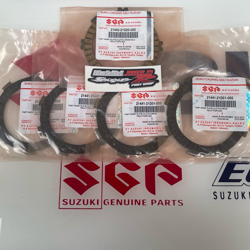 Kampas kopling Shogun New 110 Shogun R Original SGP 1 set 5 pcs