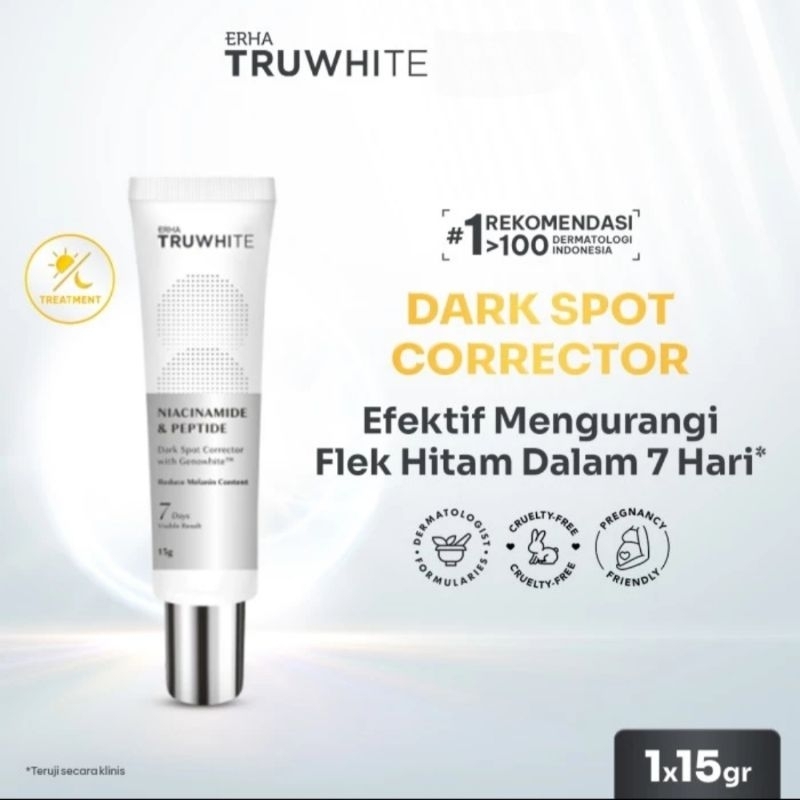 ERHA Truwhite Niacinamide & Peptide Dark Spot Corrector with Genowhite - Teruji Klinis - Serum Wajah