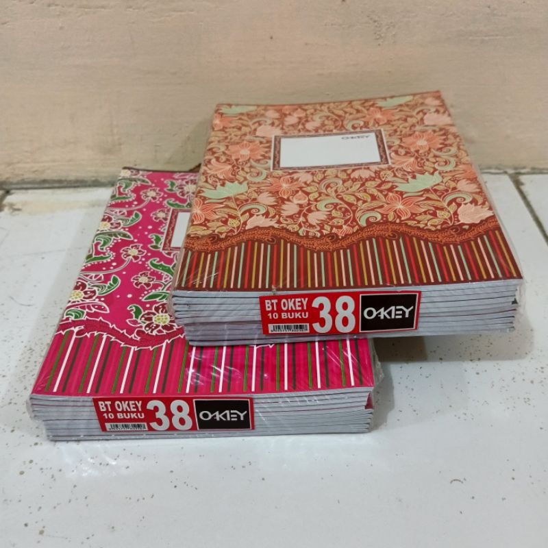 

1 Pak Buku Tulis Cover Batik 38 Lembar isi 10 Pcs