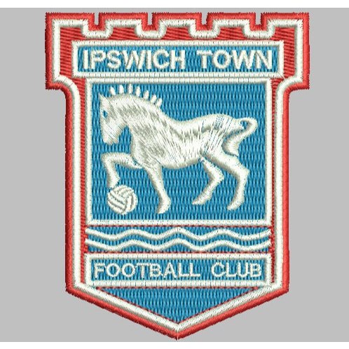 IPSWICH TOWN LOGO A-A473 PATCH BORDIR LOGO EMBLEM EMBROIDERY RBC