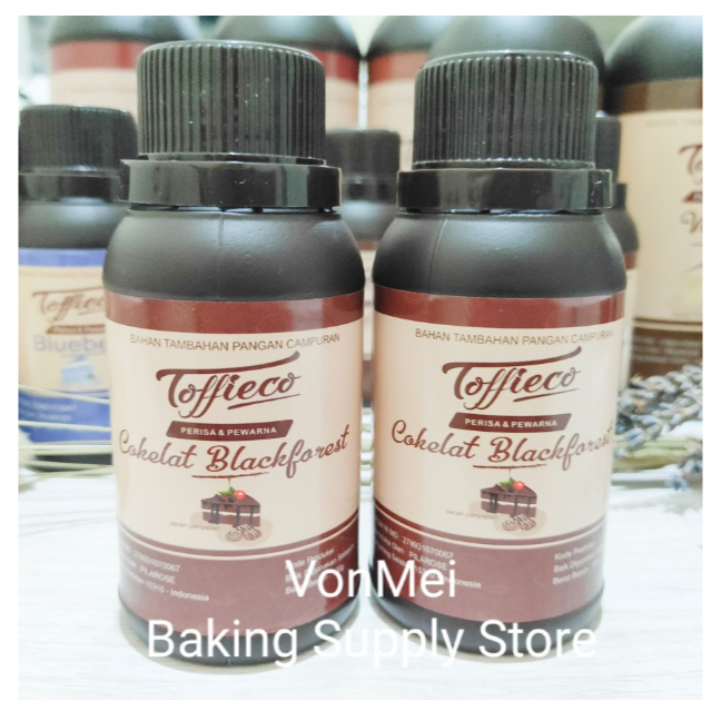 

TOFFIECO Chocolate BF Black Cokelat Black Forest Pasta 50 gr Repack