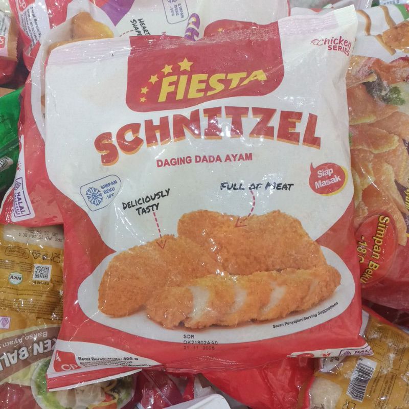 

PROMO FIESTA Schnitzel daging dada ayam 400gr