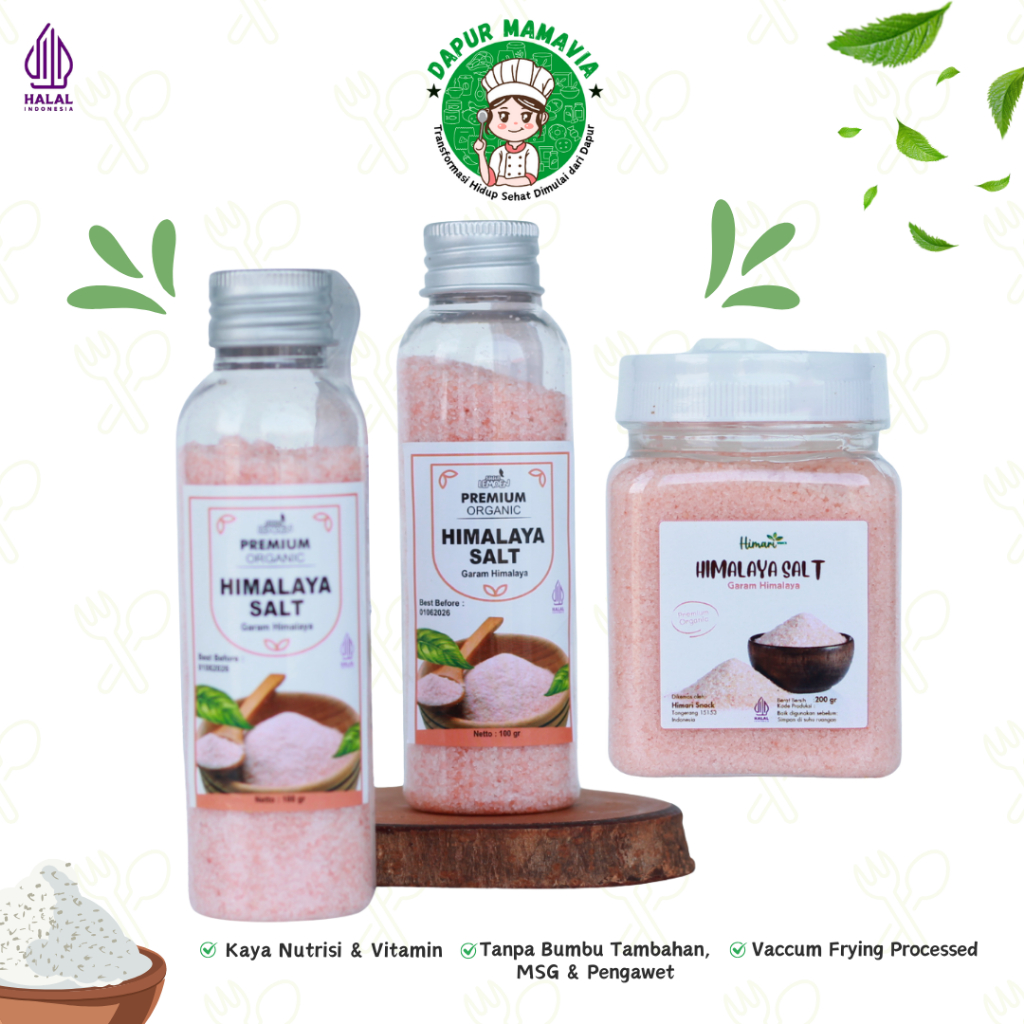 

Garam Himalaya Original Premium Salt Kemasan Toples 100gr & 200gr