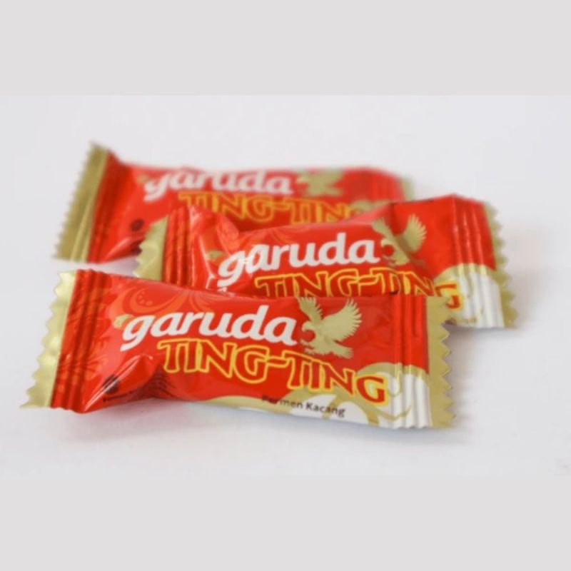 

Garuda Ting Ting Permen Kacang 125g Isi 50Pcs