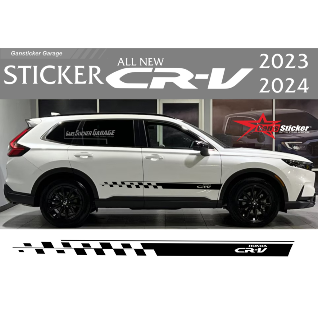 Sticker Honda CR-V 2023 2024 Aksesoris Eksterior Mobil All New Honda CR-V 2023 2024