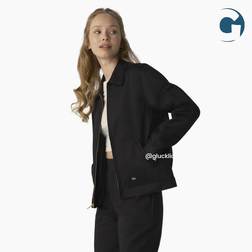 Dickies, W’ Unlined Eisenhower Jacket in Black