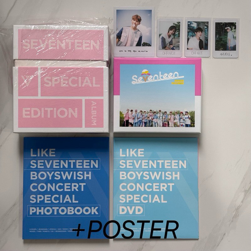 [FIRST PRESS LIMITED] SEVENTEEN SVT 1ST ALBUM REPACKAGE SPECIAL ALBUM LOVE&LETTER FULL SET SPECIAL E