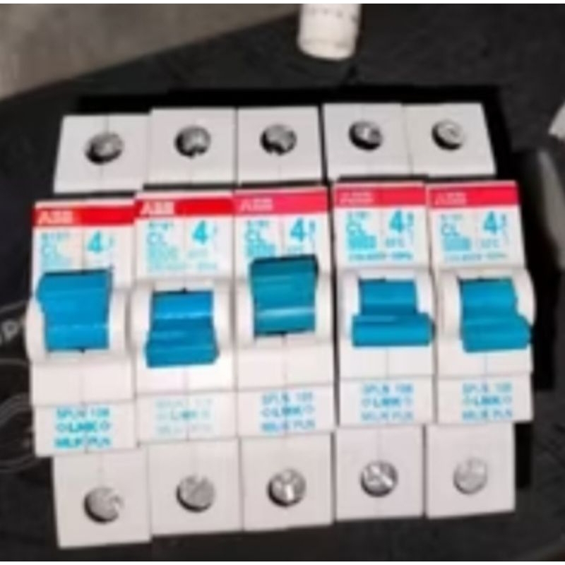 MCB PLN ABB TYPE S191 CL 4A. 1PHASS ORIGINAL 