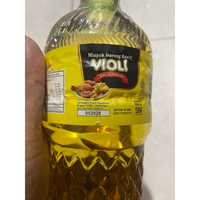 

1 Botol Minyak Goreng Violi 800 Ml