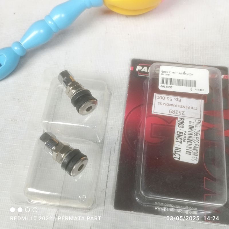 pentil ban tubeless stainless universal matic bebek sport tahan karat PANOM thailand ori original