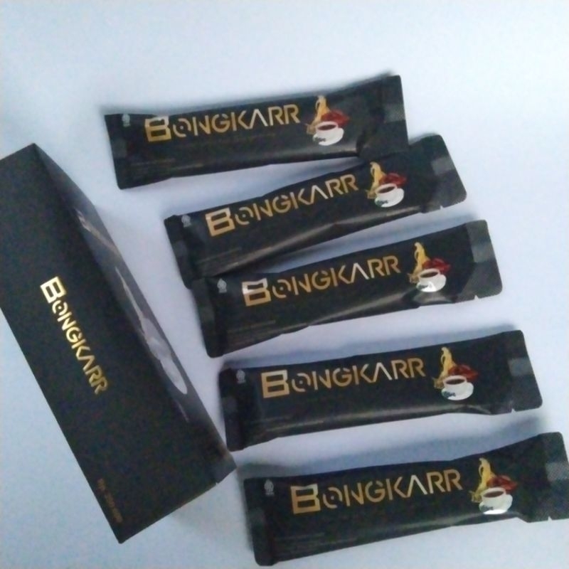

Kopi Ginseng Premium isi 5 Saset| Minuman Coffee Serbuk Gula plus Krimer