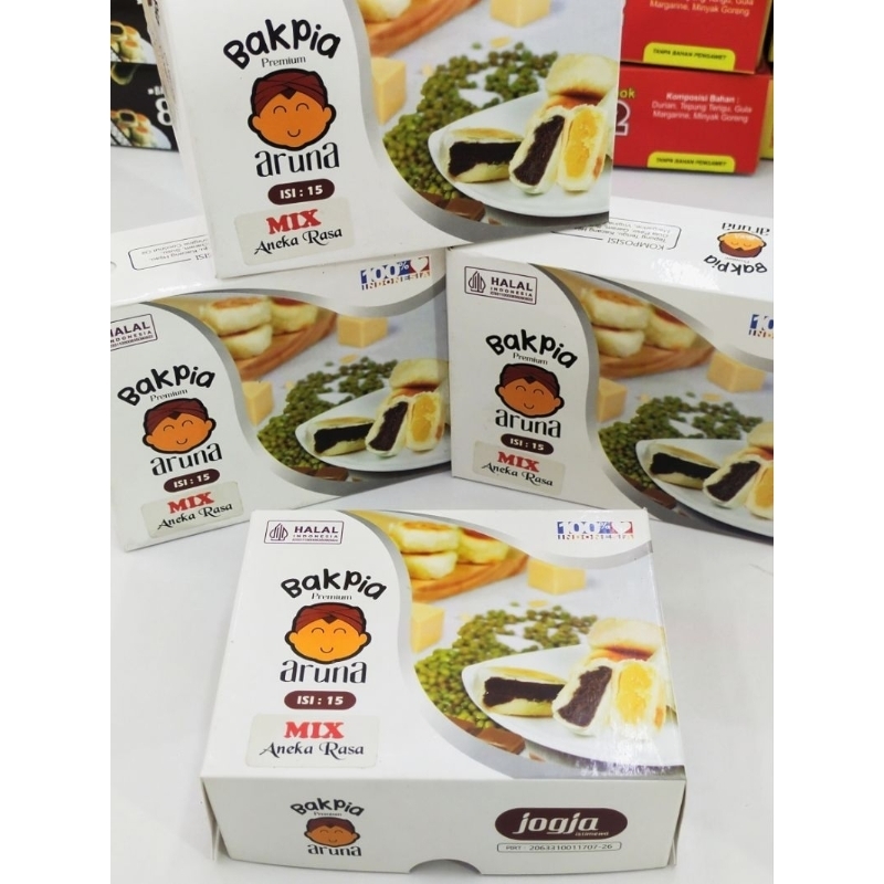 

Bakpia Pathok Basah Aruna Aneka Rasa isi 15