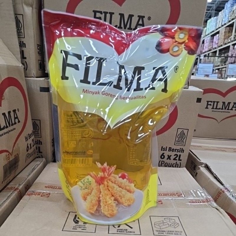 

minyak goreng Filma 2Liter (Kualitas super)