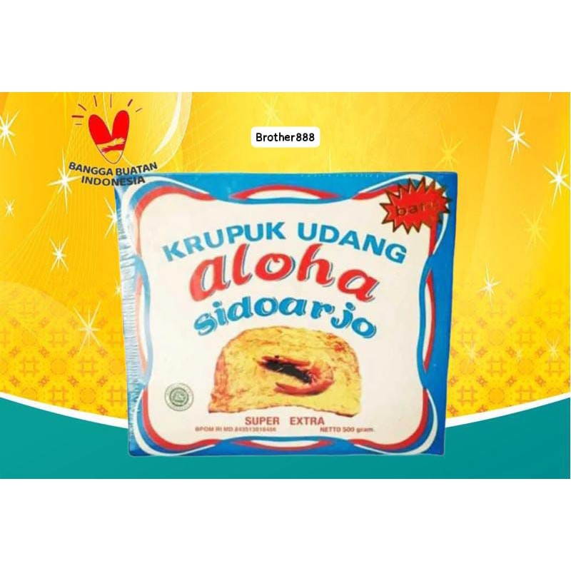 

Kerupuk Udang Aloha Sidoarjo 250gr