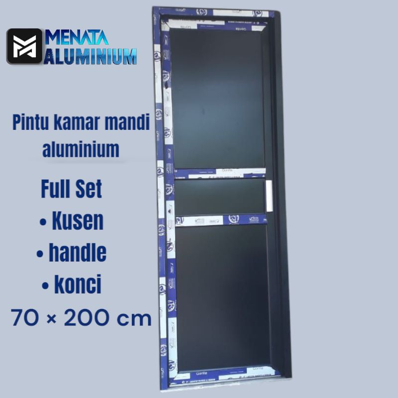 pintu kamar mandi aluminium / pintu kamar aluminium murah