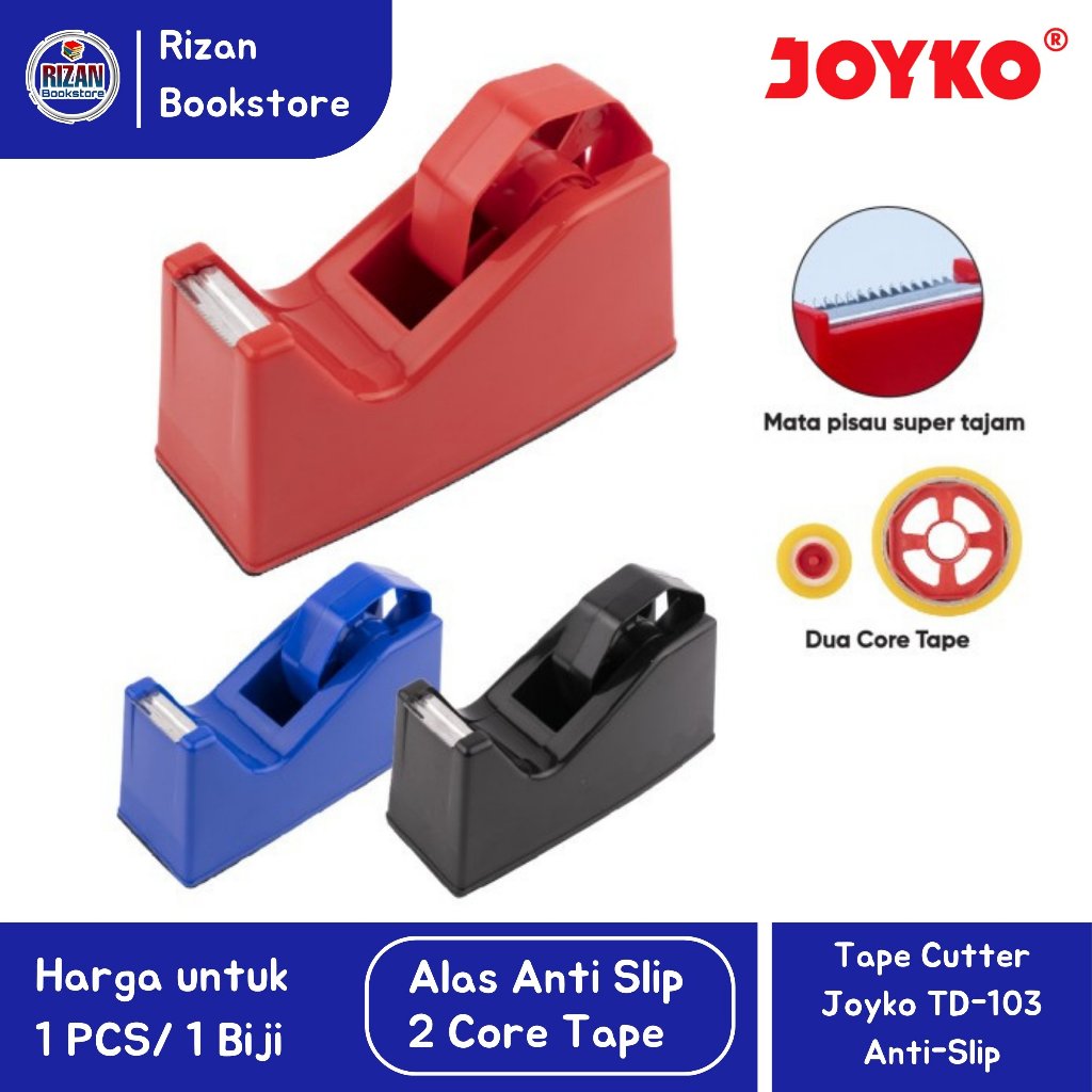 

[JOYKO] Tape Cutter | Tape Dispenser Anti Selip TD-103