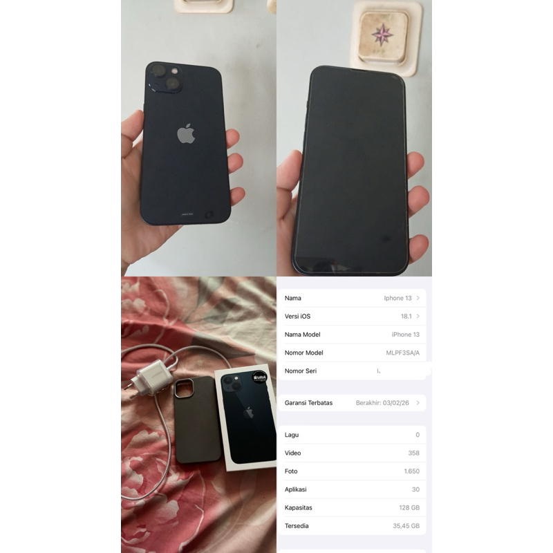 Iphone 13 128gb Second
