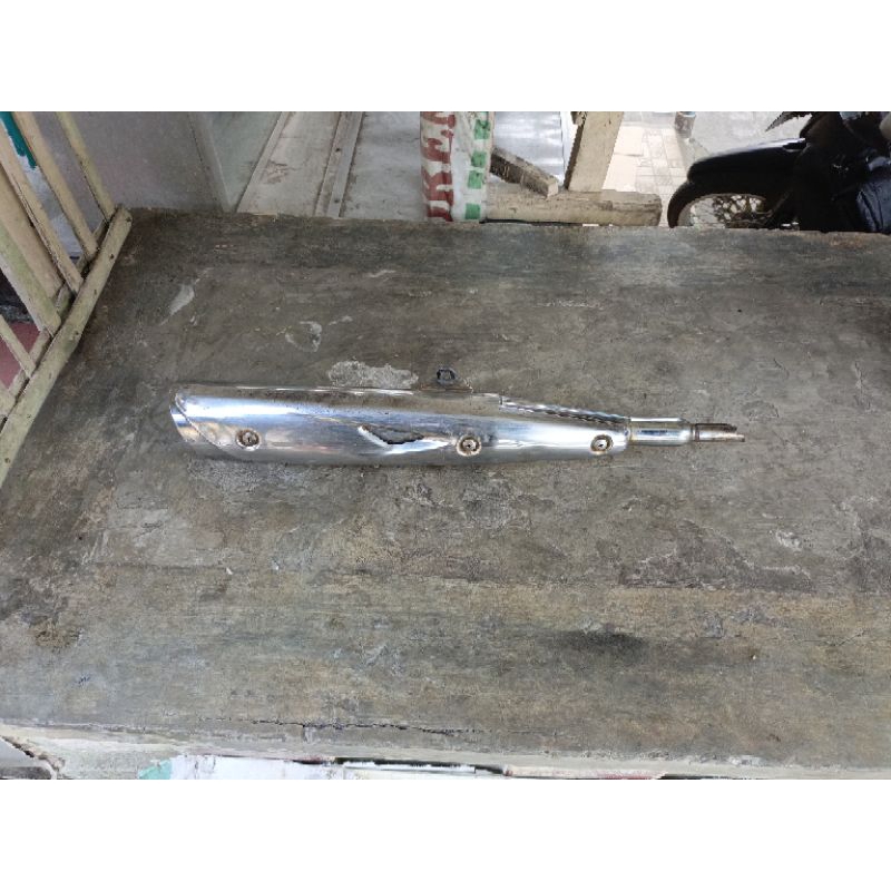 Silincer Muffler Silencer Knalpot Standar Karisma 125 Supra X 125 Lama Original Copotan
