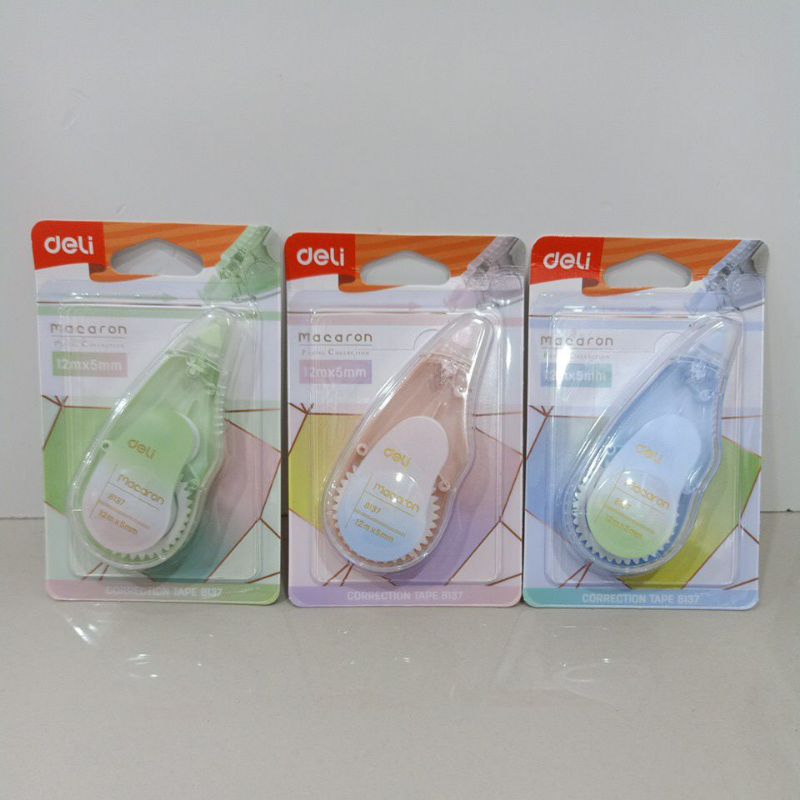 

Deli Correction Tape /Tipe X kertas warna pastel isi 1pc