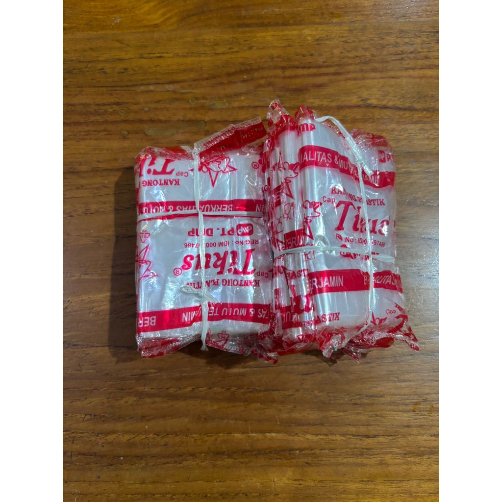 Plastik PP kiloan merk Tikus uk 1/4 kg, 1/2 kg, 1 kg dan 2 kg (harga per ikat - 5 pcs)