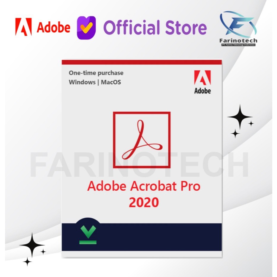 Adobe Acrobat Pro 2020 Original Win/ Mac 1 PC License
